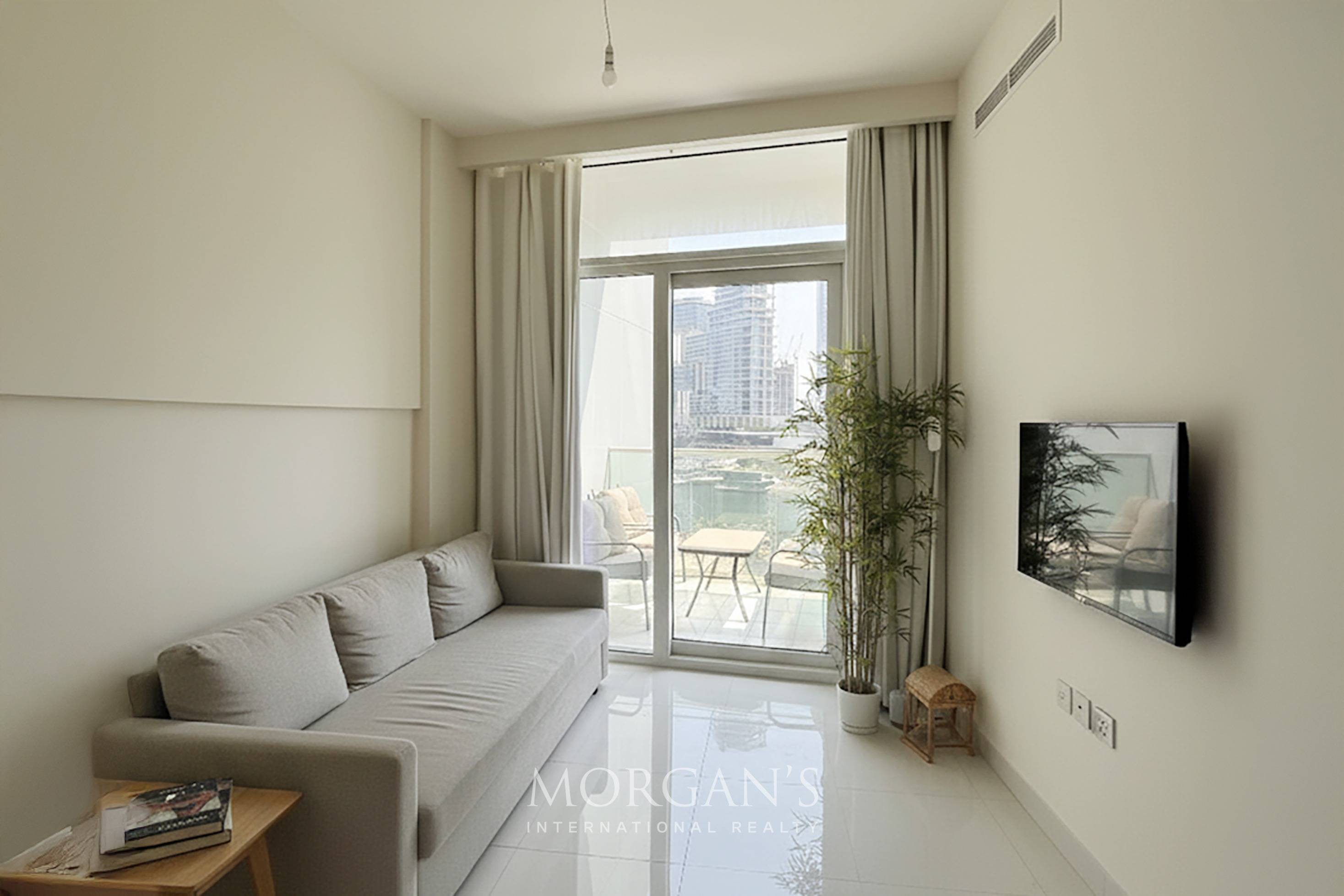 Unfurnished 1 BR | Partial Canal View | Low Floor | Business Bay