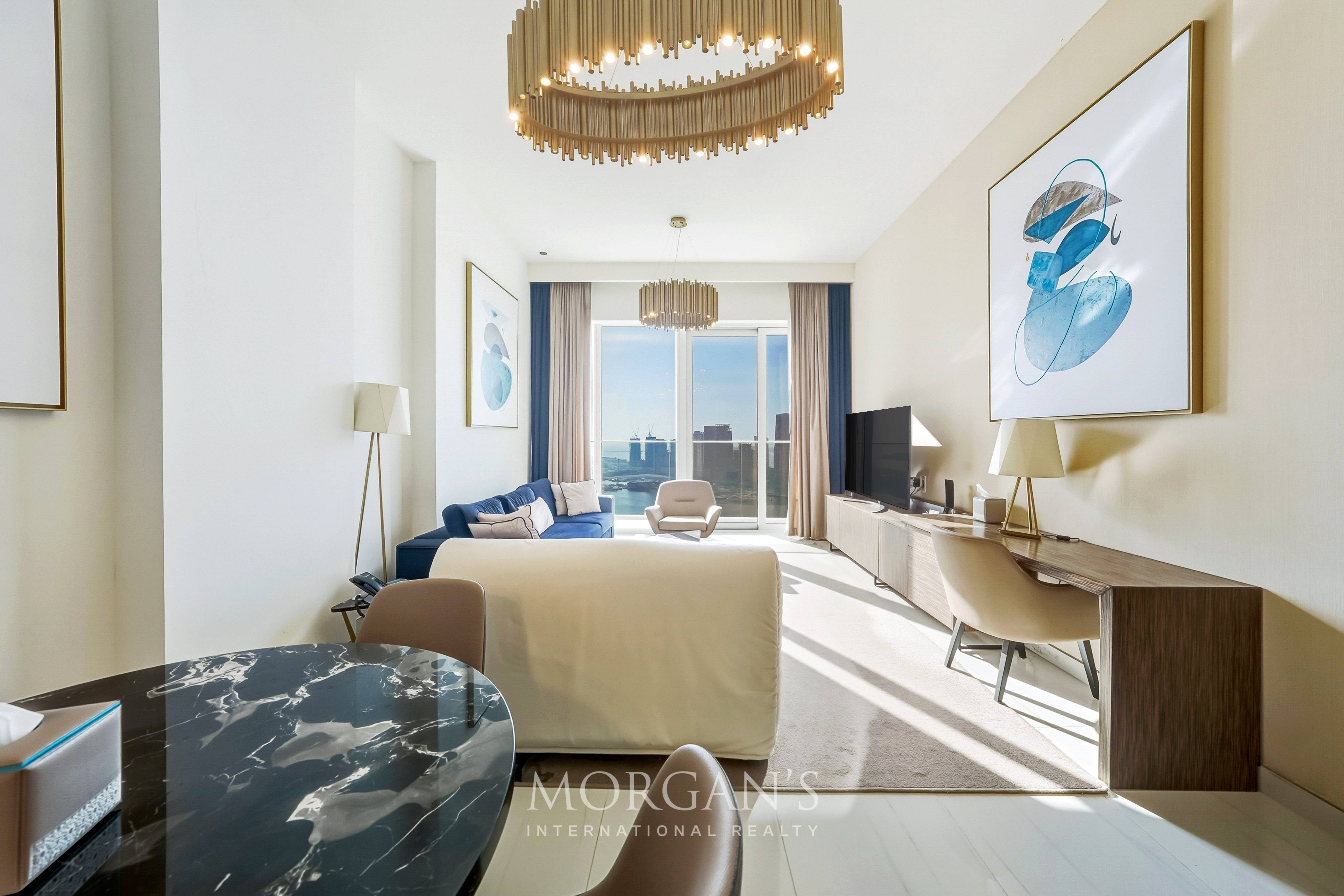 1BR Unit | Spacious Layout | Palm Jumeirah Views | Dubai Media City