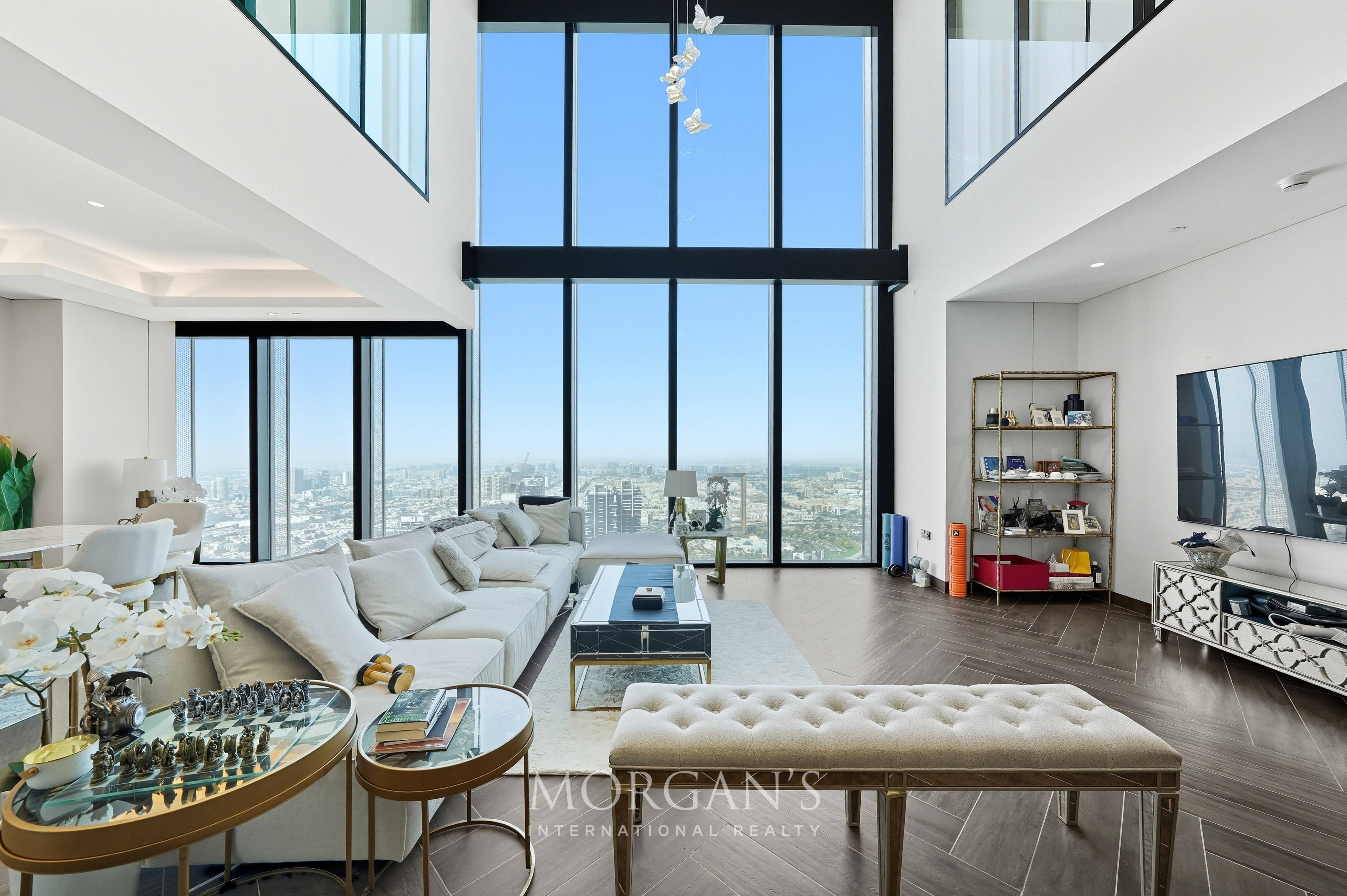 Spacious 2 BR Duplex | High Floor | Furnished | Za'abeel