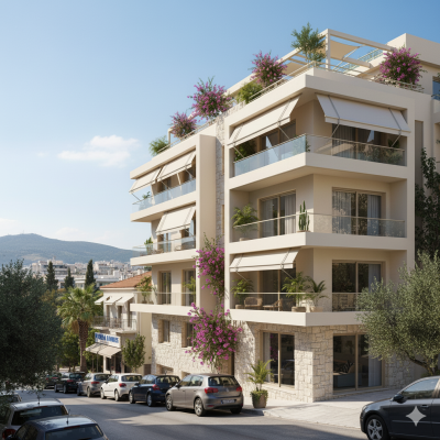 Residential Building in Zografou – Panepistimioupoli-2