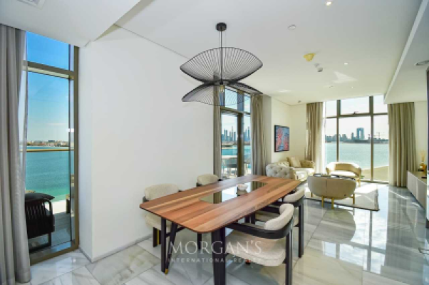 3BR Corner Unit | Furnished | Palm and Sea View-4