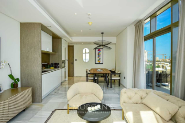 3BR Corner Unit | Furnished | Palm and Sea View-7