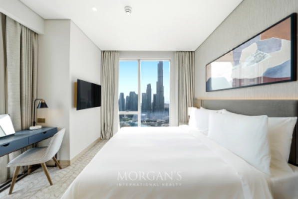 Burj View | Spacious | Vacant | Fully Furnished-2