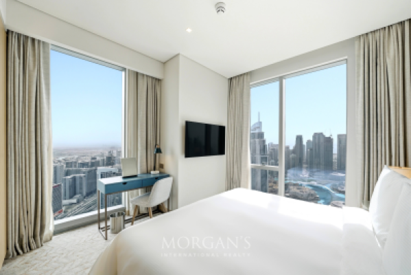 Burj View | Spacious | Vacant | Fully Furnished-16