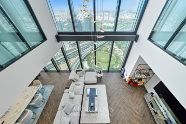 Spacious 2 BR Duplex | High Floor | Furnished-9