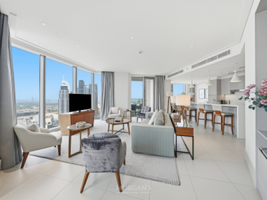 Rare 3BR+Maid | Full Burj and Fountain View-2