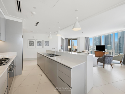Rare 3BR+Maid | Full Burj and Fountain View-4
