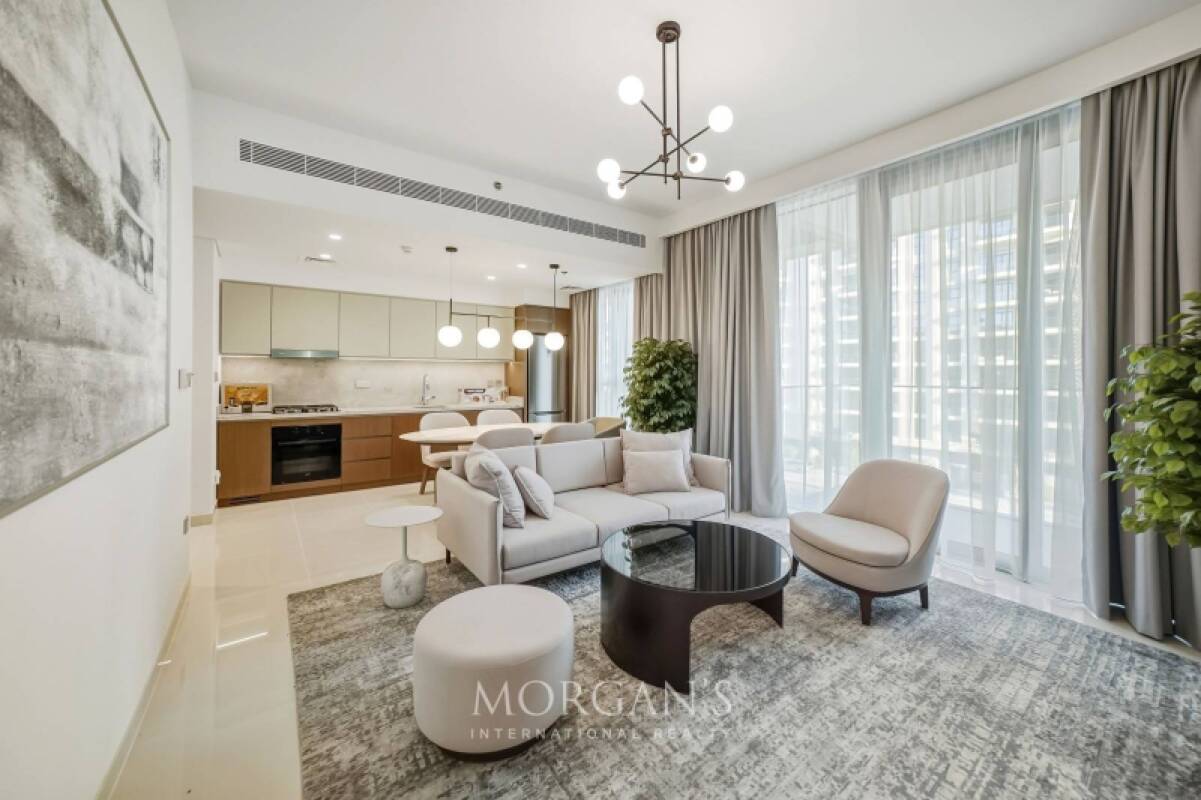 Elegant 1BR | Furnished| Beach Isle | Dubai Harbour